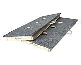 Get Outside Games Premium 3 Hole Washer Toss Washers Game Boards (Gray Carpet (Default), 18x46 XL Size Boards Only)