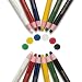 Diamond Peel-Off China Markers,Glass, Cellophane, Vinyl,Metal, Skin, Etc..Assorted - Pack of 12 (Color Mix - 2×6 Color)