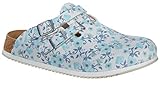BIRKENSTOCK Damen Clogs Kay SL Birko-Flor schmal 38 EU Schmal blau