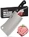 Orblue Stainless Steel Chopper-Cleaver-Butcher Knife, 7-inch Blade for Restaurant or Home Kitchen