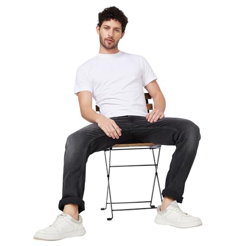 Image of Spykar Men's Rover Regular Fit Mid Rise Casual Jeans