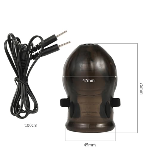 Image of Electric Shock Bondage Training Masturbation Penis Ring Winding Exercise Endurance Trainer Electric Shock Cock Ring Male Bondage Penis Ring