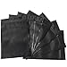 100 Pack Resealable Mylar Bags - 5.5 x 7.8 Inch Smell Proof Bags Foil Pouch Bag Flat Ziplock Bag Matte Black