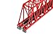 Kato USA Inc. N 248mm 9-3/4 Truss Bridge Red KAT20430 N Track