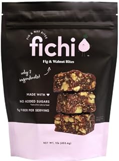 Fichi Fig & Walnut Bites made with No Added Sugars, 1 Lb.