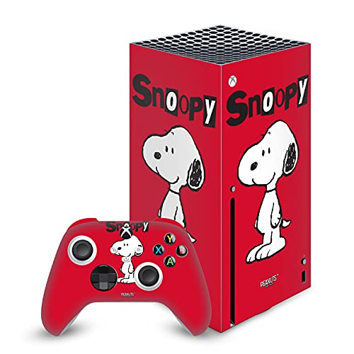 Xbox Series X skin Snoopy décorer salon gamer avec autocollant Peanuts