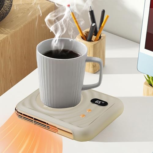 Calentador pequeño de 3 temperaturas y almohadilla de café 3