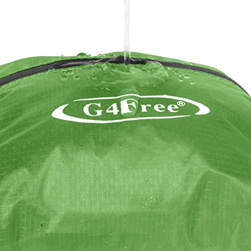Image of G4Free 20L Small Packable Travel Hiking Backpack for Men Women | Lightweight Foldable Waterproof Daypack for Outdoor, Green