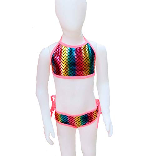 Biquini Infantil Sereia 1 a 3 Anos Cor:Rosa;Tamanho:único