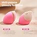 GWT Makeup Sponge Set, 6 Pcs Latex-Free Beauty Blender Sponges for Foundation, Liquid & Cream, Ultra-Soft Wonder Sponges, Multi-Angle Blending, Ideal Stocking Stuffers for Women