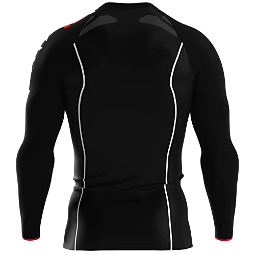 KOMBAT USA Knight Wing Rash Guard for Men | Mens Long Sleeve Nogi - Jiu Jitsu - MMA | Compression Shirt | BJJ Rash Guards 6