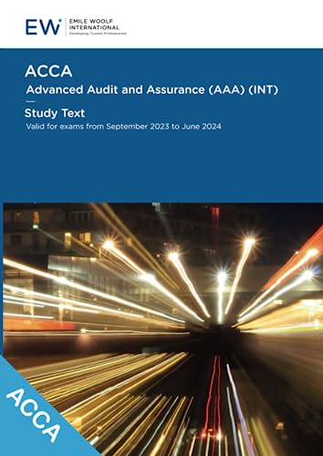 ACCA - Advanced Audit and Assurance (INT) Study Text - 2023-24