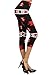 Leggings Depot Women's Plus Size High Waisted Best Selling Capri Print Leggings2 (Red Aztec)