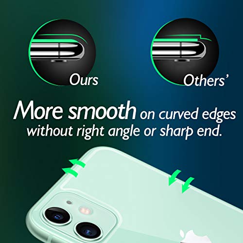 Shacoryze Back Screen Protector for iPhone 11 [𝟯-𝙋𝙖𝙘𝙠], Rear Tempered Glass [Haptic Touch] Temper Glass Film Temper Glass Film Premium HD Clarity for iPhone11 (6.1 inch) — view 5