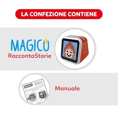 Clementoni Sapientino - Magico Raccontastorie Per Bambini 3-8 Anni, Con 40 Storie Illustrate In Pixel Art Interattive E Personalizzabili, 3 Modalità Di Gioco E 2+ Ore Di Racconti Scaricabili, 17729 - 7