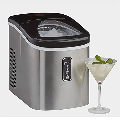Automatische Eiswürfelmaschine Infrarotsensor Macht 10kg/22lbs pro 24 Stunden 112W Eismaschine mit Soft-Touch-Steuerung… – Bild 8