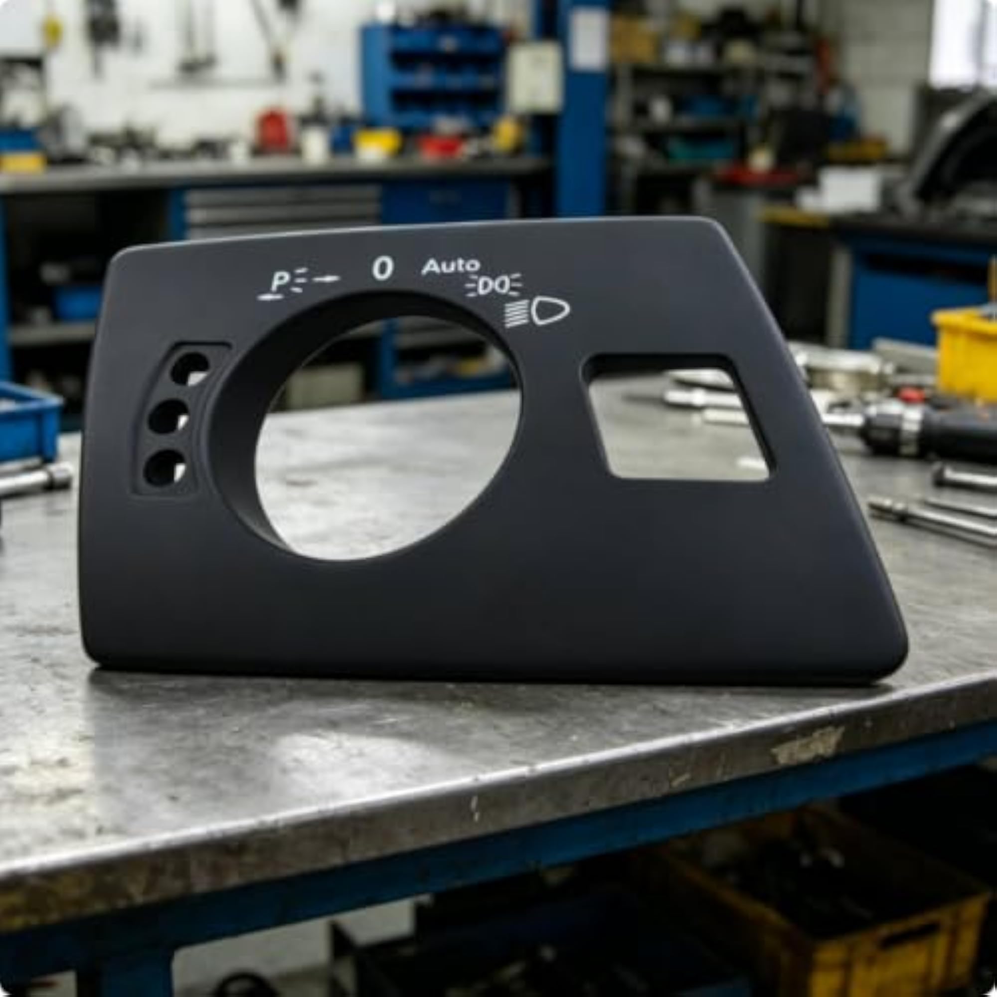 Headlight Switch Cover Plate Printed White Markings