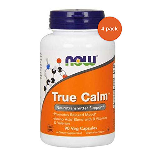 Now foods true calm 90 caps (4 Pack)