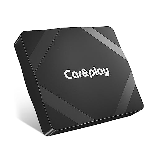 Geohyecc Wireless CarPlay Adapter for iPhone,2023 Newest Apple CarPlay Wireless Dongle for OEM Factory CarPlay Cars,Built-in 5G Chip&5.8 GHZ WiFi Rate,Auto Connect No Delay Online Update,Plug&Play