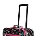 Rockland Fashion Softside Upright Luggage Set,Expandable, Wheel, Telescopic Handle, Peace, 2-Piece (14/19)