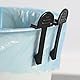 Trash Can Clamp,10Stück Plastikmüllsack Clip,Abfalleimer-Beutel-Halter Müll Clip,Kunststoffklammer,Müllbeutel-Befestigungselemente,Müllsack Clip,Anti-Rutsch-Befestigungs-Clip-Halter,Mülleimer-Schieber