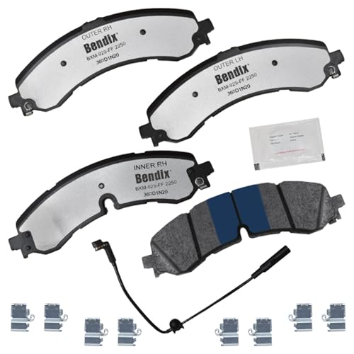 Image of Bendix Fleet Metlok MKD2250FM Semi-Metallic Brake Pads for Chevy Silverado 2500 HD 2024-2020,Silverado 3500 HD 2024-2020,Silverado 4500 HD 2021,HD 2023,GMC Sierra 2500 HD 2024-2020,3500 HD 2024-2020