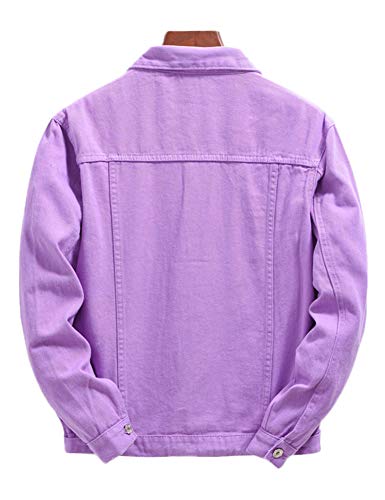 Mens Classic Slim Fit Trucker Jean Denim Jacket Coat2