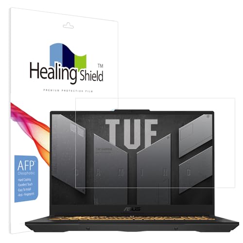 Healingshield �X�L���V�[���t���ی�t�B���� Screen Protector Oleophobic AFP Clear Film Compatible with ASUS TUF Gaming F17 FX707VV