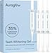 AuraGlow Teeth Whitening Gel Syringe Refill Pack, 35% Carbamide Peroxide, (3) 5ml Syringes