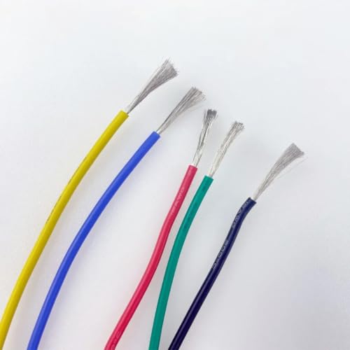 Cable eléctrico de silicona de 17AWG flexible y resistente para DIY 5