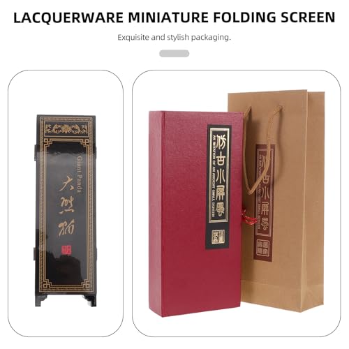 Paravent pliant asiatique panda pour embellir un bureau vide