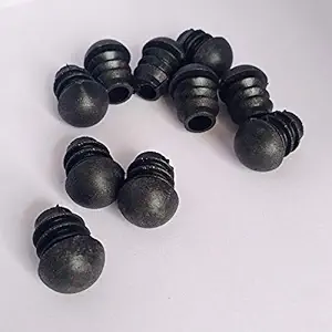 Chair Bush Black Colour (Button Type Fat) (OD-10)[ 15 pcs]