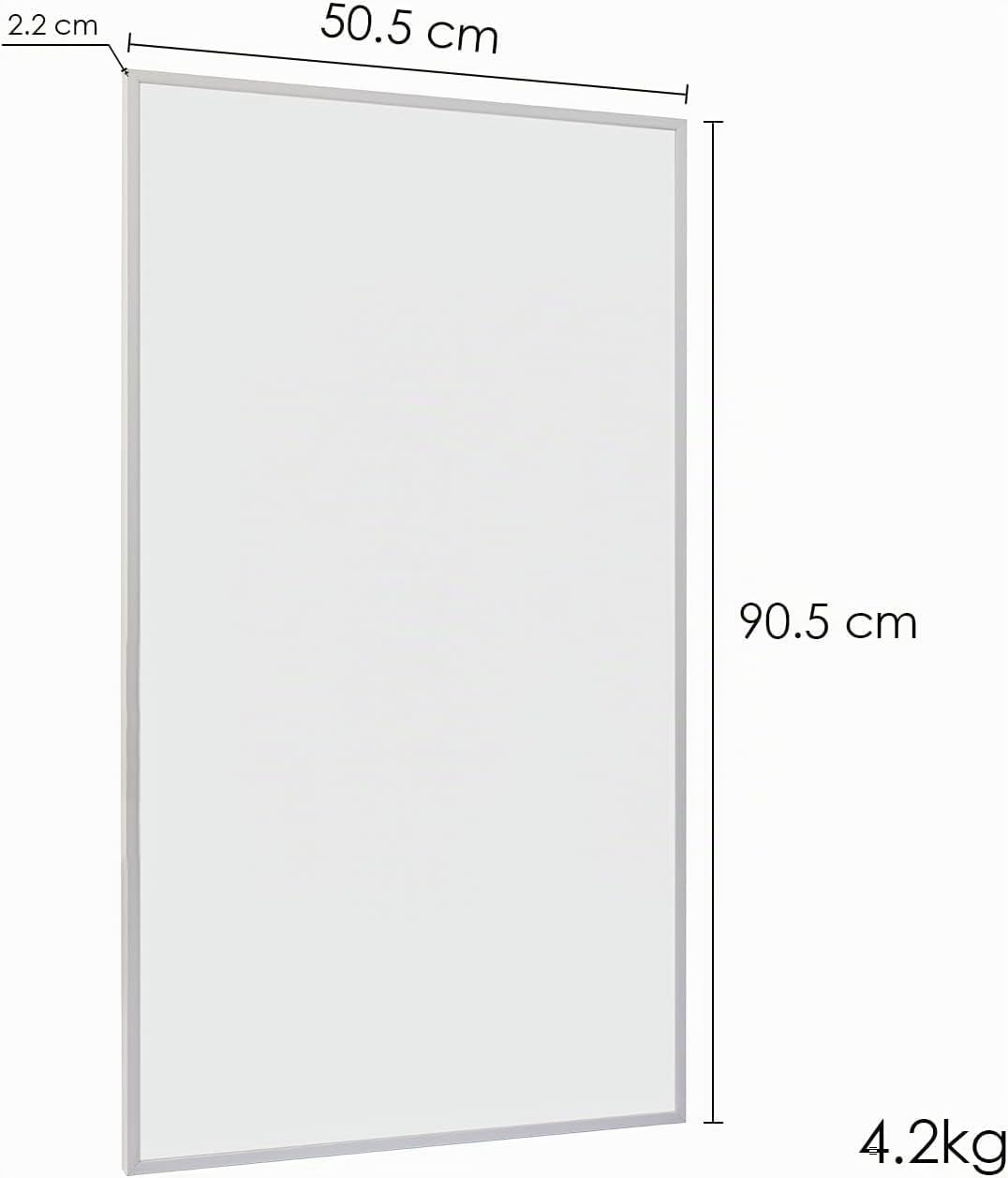 Pannello Radiante Infrarossi con Termostato 600W - 80°-120°Temperatura di lavoro - Adatto per 5-10㎡Indoor - Montaggio a Parete - 10 Anni di Garanzia