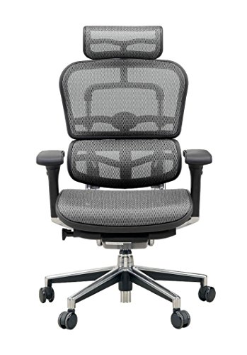 エルゴヒューマン ベーシック ハイブリッド Ergohuman Basic 完成品 ハイタイプ エラストメリックメッシュ  EH-HAM KM-10 グレー
