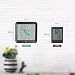 Imagen de NOKLEAD Termometro Digital casa Higrometro Medidor de Humedad Sensor Temperatura Profesional con Pantalla LCD Reloj Registro Máximo y Mínimo Retroiluminación