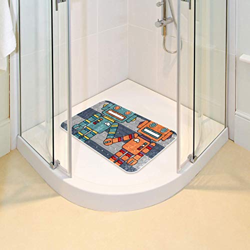 Alfombrillas antideslizantes para bañera con potentes ventosas de seguridad para bebés y niños 7