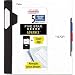 Five Star Advance Spiral Notebook, 5 Subject, College Ruled Paper, 200 Sheets, 11 x 8-1/2 inches, White (73154)