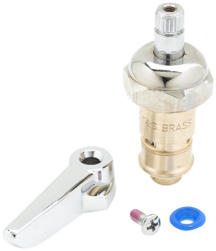 T&S Brass 012445-25 Ceramic Cartridge with Bonnet and Lever Handle, Cold, Left Hand by T&S Brass
