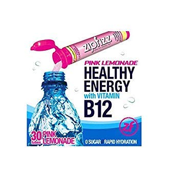 Zipfizz Pink Lemonade Healthy Energy Drink Mix, 30 Tubes