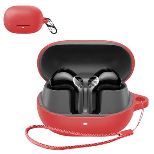 JIAYJP For SOUNDPEATS(�T�E���h�s�[�c) Air6 HS �p �P�[�X �J�o�[�y�� ���^ ����~�� ���[�J�o�[ �S�ʕی� �[�d�֗� SOUNDPEATS(�T�E���h�s�[�c) Air6 HS �ی�P�[�X�i���b�h�j