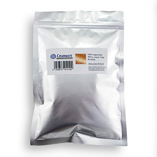 Charmate® HAIR FIBER PRO aufbauende Keratin Haarfasern REFILL PACK 100g (BLOND)