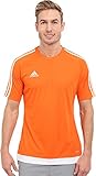 adidas Men's Estro 15 Soccer Jersey, Orange/White, Medium