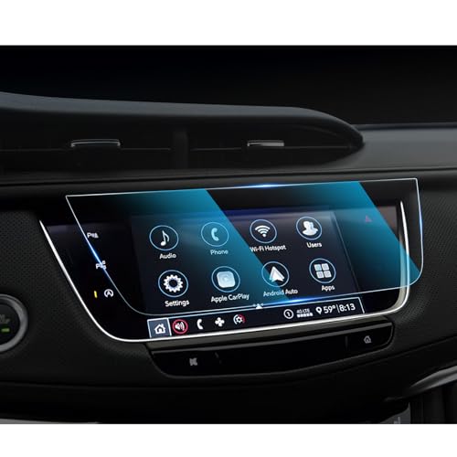 Protection d'écran en verre trempé Cadillac XT5 XT6 2025 vitre GPS 8"