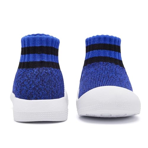 Image of Eashi Baby Boy Girl Non-Skid Indoor Infant Walking Shoes Breathable Warm Elastic Sock Shoes with Memory Sole Protect Toes Outdoor Sneakers