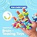 7PCS Quiet Twisty Fidget Toys – Squeeze, Twist, and Spin – Multicolored Sensory Toys for Kids and Adults, Stress Relief Toys & Educational Tools for Classroom,Alternative Gifts