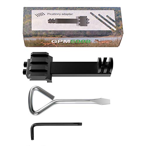 XAegis GoPro Picatinny Mount, 2 in 1 Camera Gun Mount for Picatinny Rail, 20mm Rail Mount for GoPro&Sony Camera