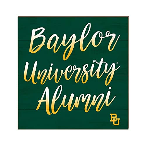 KH Sports Fan Baylor Bears 10"x10" Team Alumni Sign, One Size, Multi