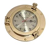 bullaugenuhr Schiffsuhr im Bullauge, Bullaugen-Uhr, Wanduhr