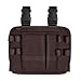 KENOBEE Tool Pouch Holster with Belt Clip Around Your Leg, Electrician Multifunctional Repair Bag, Utility Mini Organizer for Automotive Craftsman Carpenter Construction, Brown