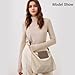 Large Crossbody Bag for Women Fabric Nylon Casual Commuter Bag Trendy Fashion Hobo Shoulder Bag Ladies Travel Handbag